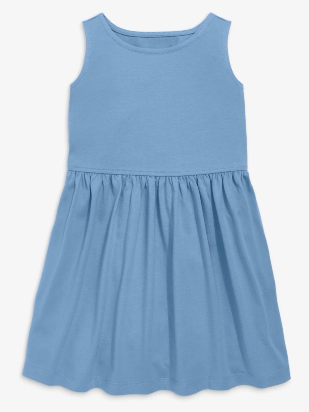 Primary Light Blue Sleeveless Toddler Girl's Dress Size 3